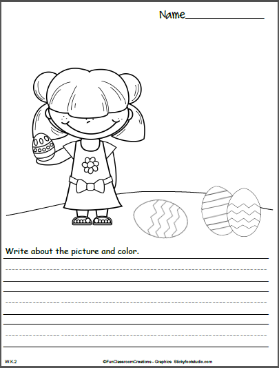 Easter picture writing prompt made by teachers