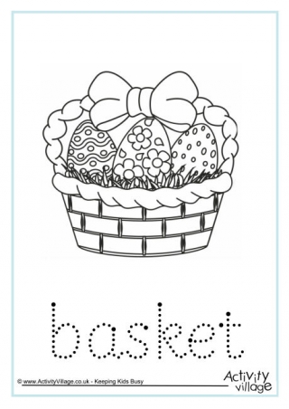 Easter handwriting worksheets