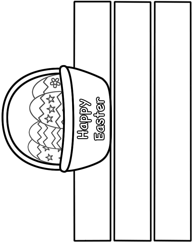 Easter printable crown easter bonnet template easter hats easter headbands