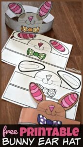 Ð free printable bunny ears easter hat template