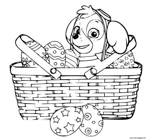 Easter coloring pages paw patrol paw patrol coloring paw patrol coloring pages easter coloring pages printable