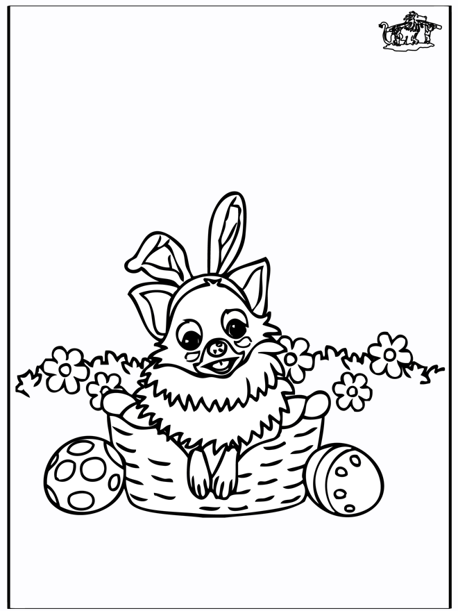 Easter dog