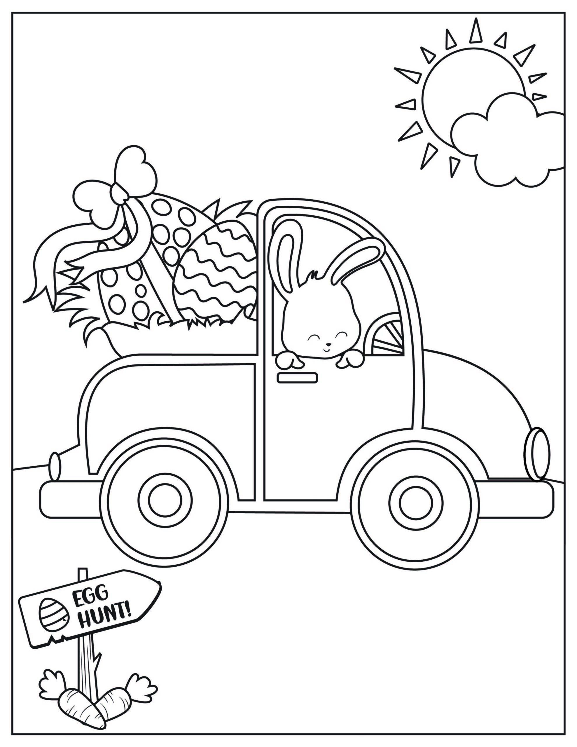 Free printable easter coloring pages