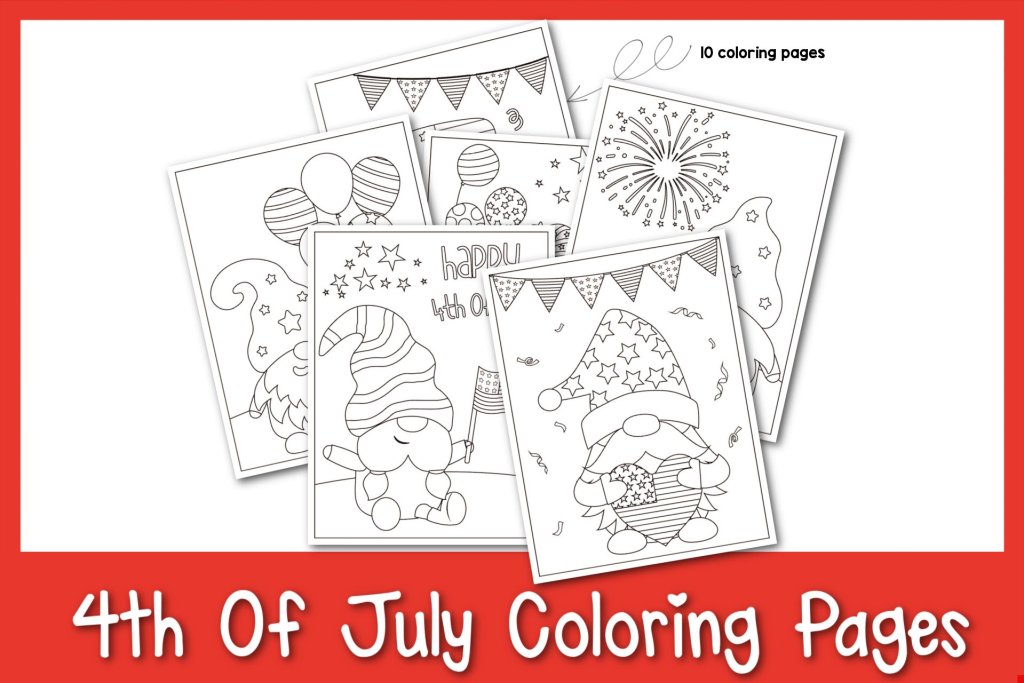 Th of july coloring pages