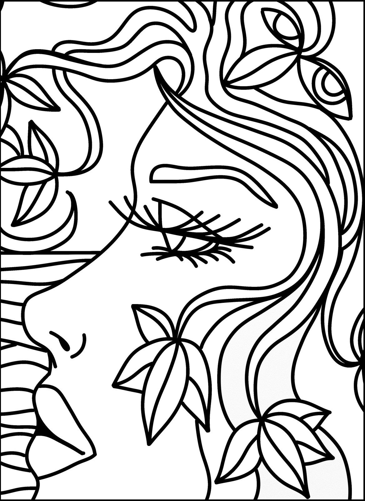 Visually impaired abstract beauty faces