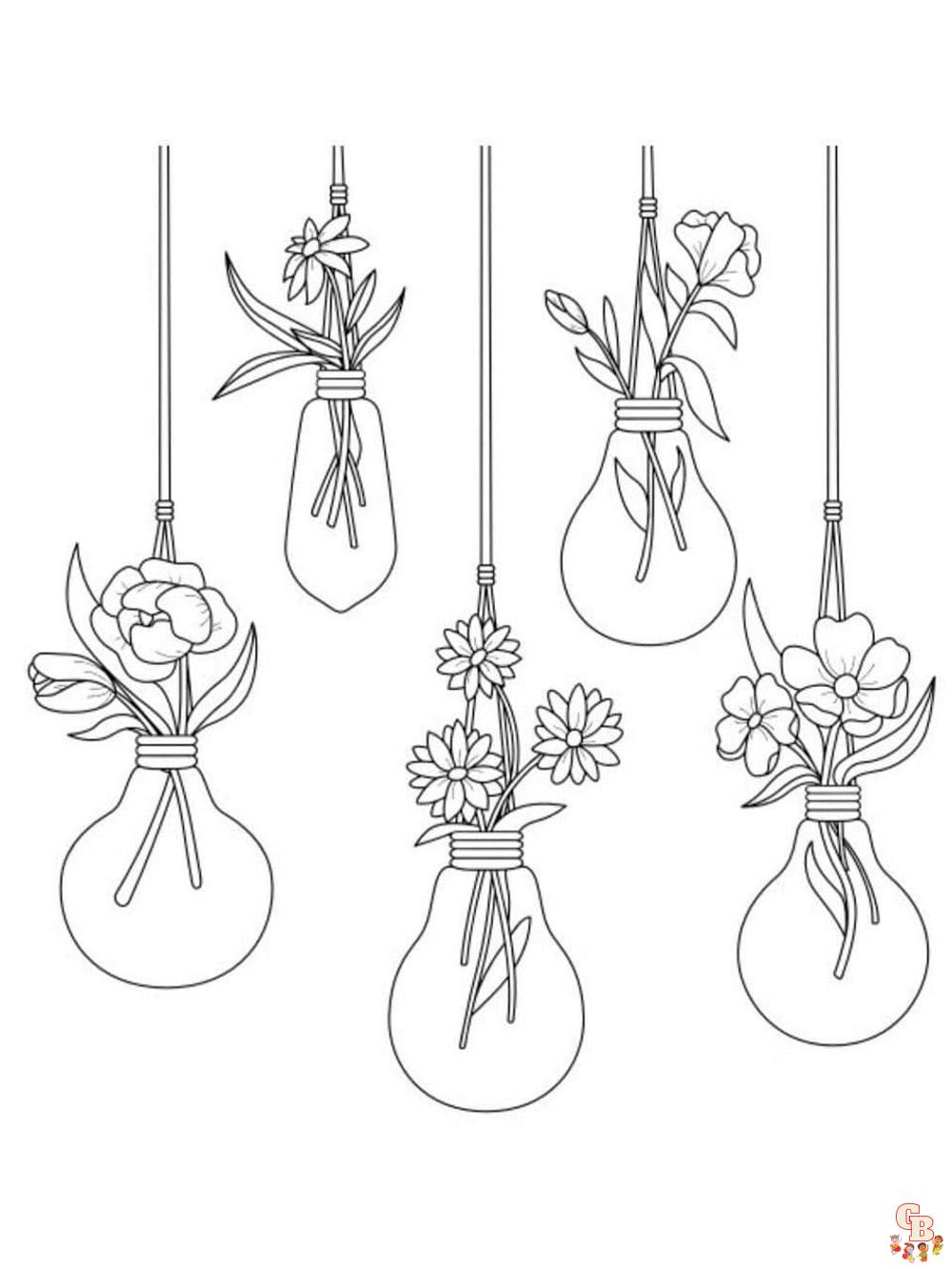 Aesthetic coloring pages