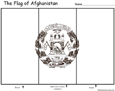 Afghanistans flag