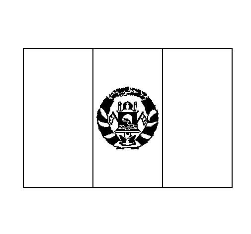 Afghanistan coloring page