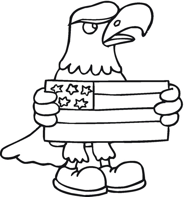 American flag coloring pages