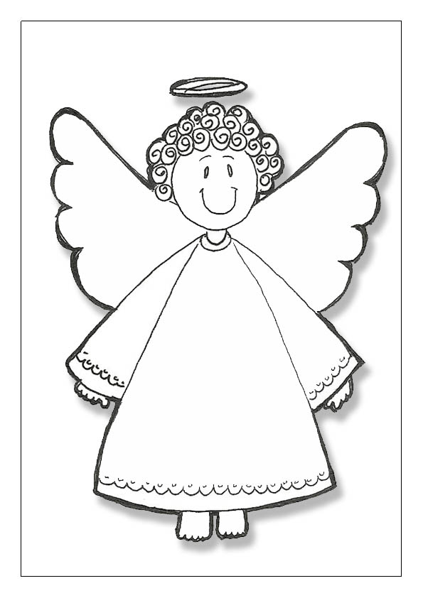 Angel coloring pages free printable coloring sheets for kids