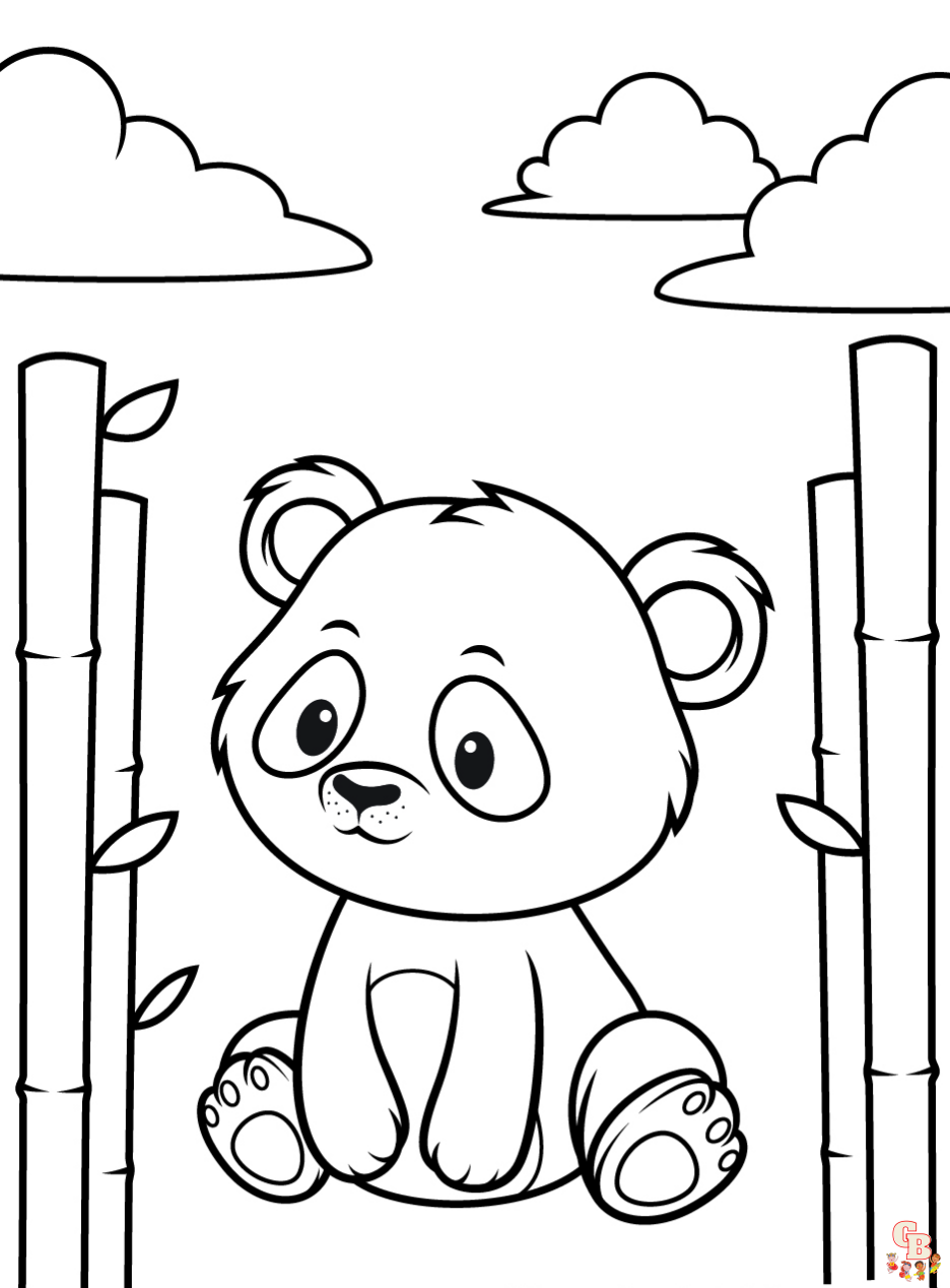 Fun and easy baby animals coloring pages for kids