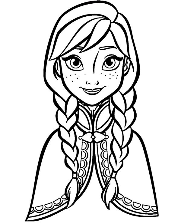 Printable picture of anna from frozen