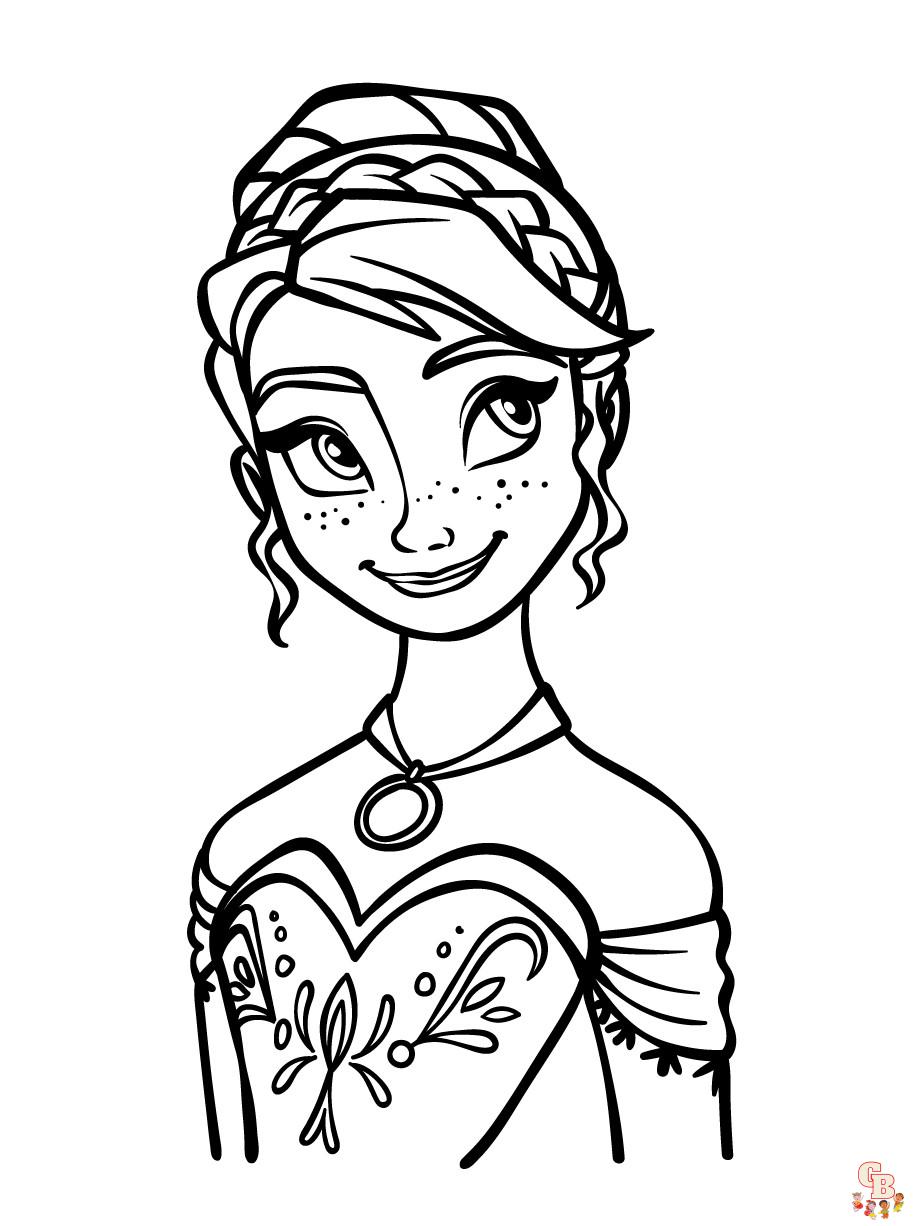 Bring the magic of frozen to life with free coloring pages
