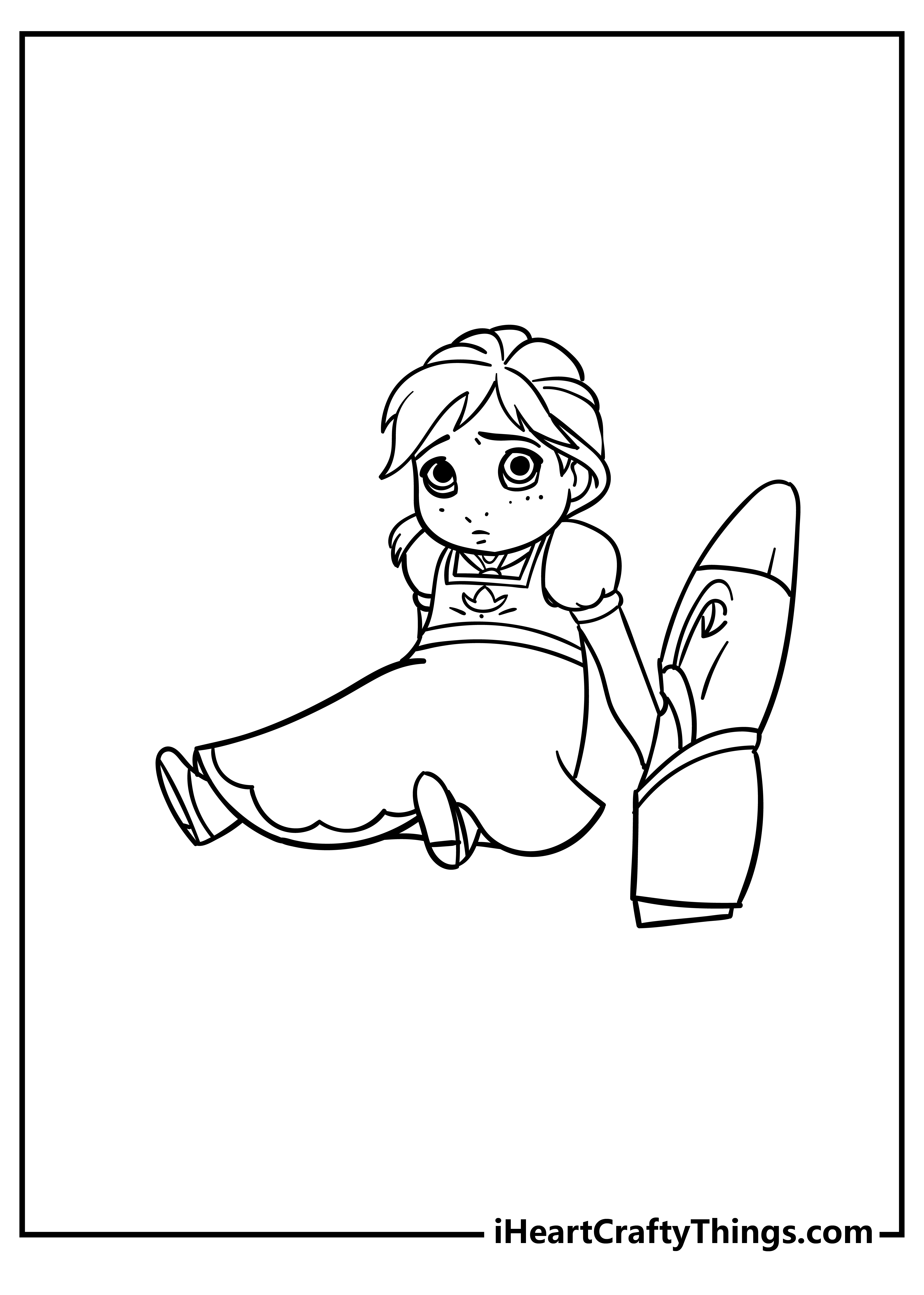 Anna coloring pages free printables