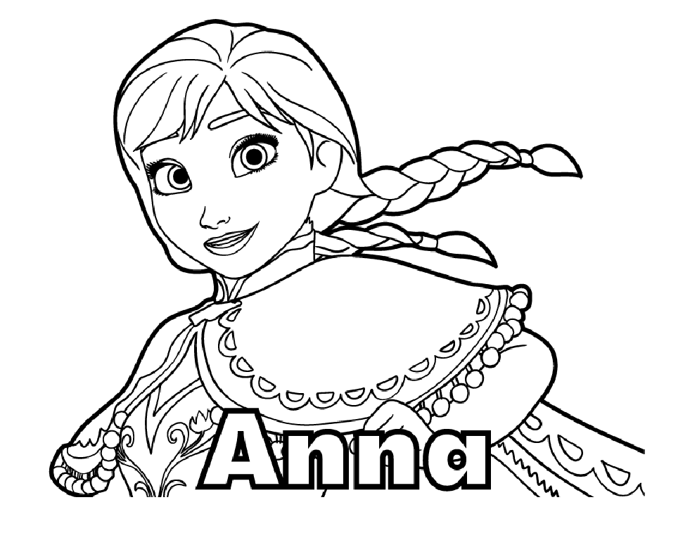 Frozen free to color for children