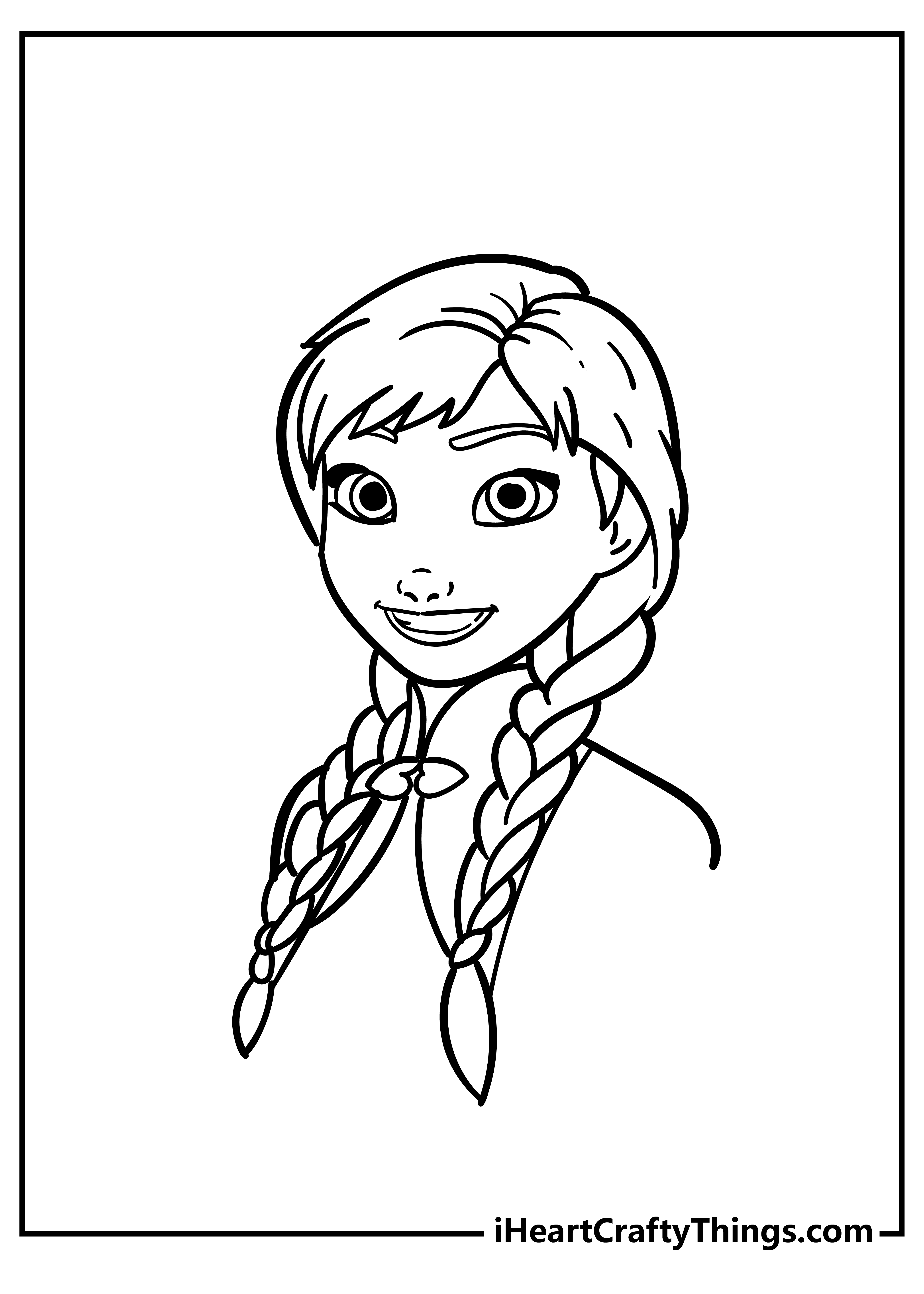 Anna coloring pages free printables