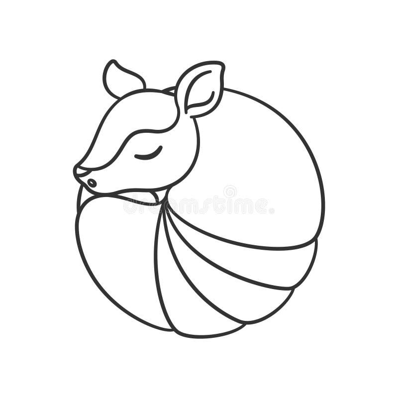 Armadillo coloring stock illustrations â armadillo coloring stock illustrations vectors clipart