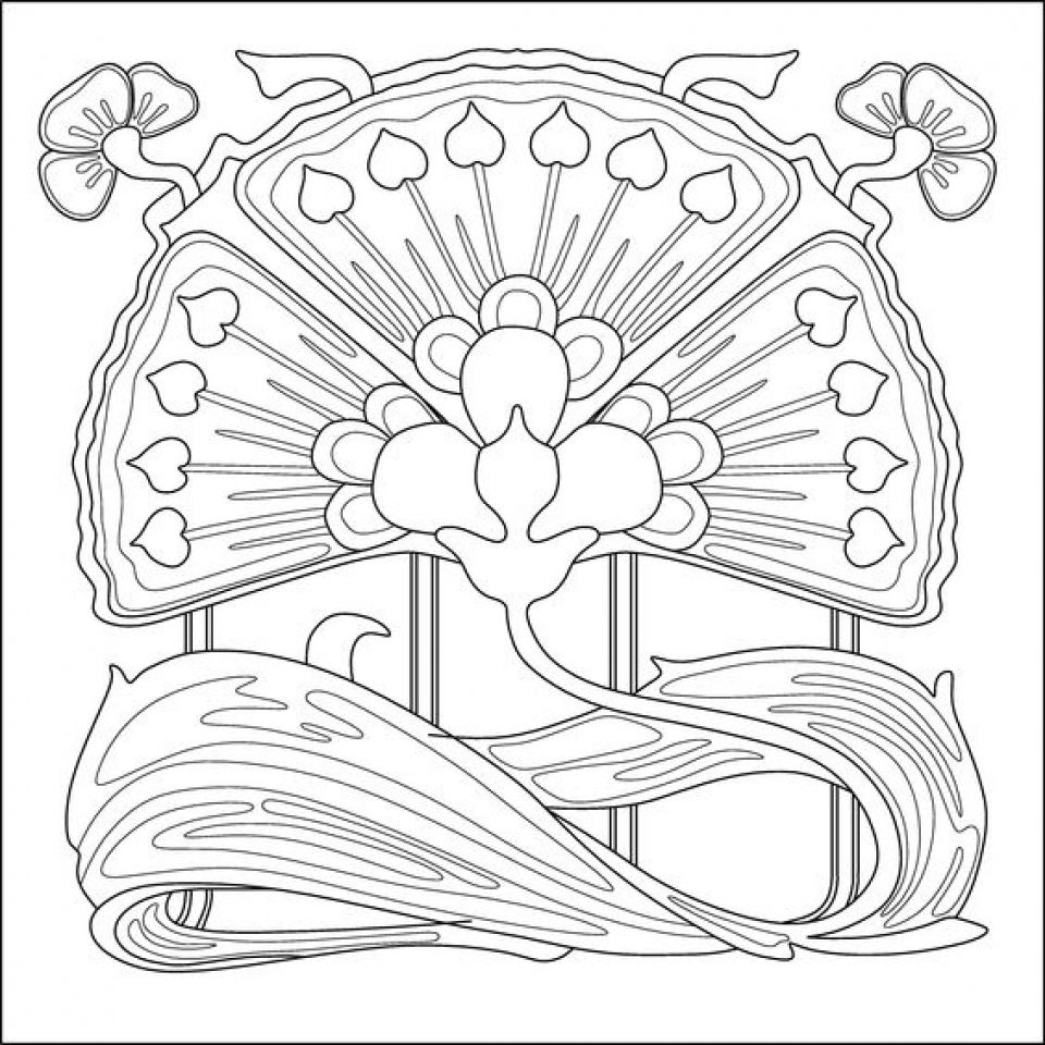 Art nouveau pattern art nouveau design art nouveau illustration