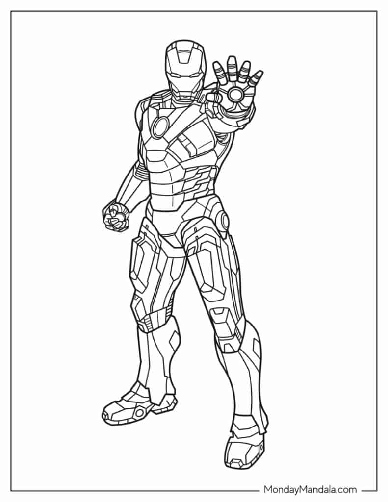 Marvel avengers coloring pages free pdf printables