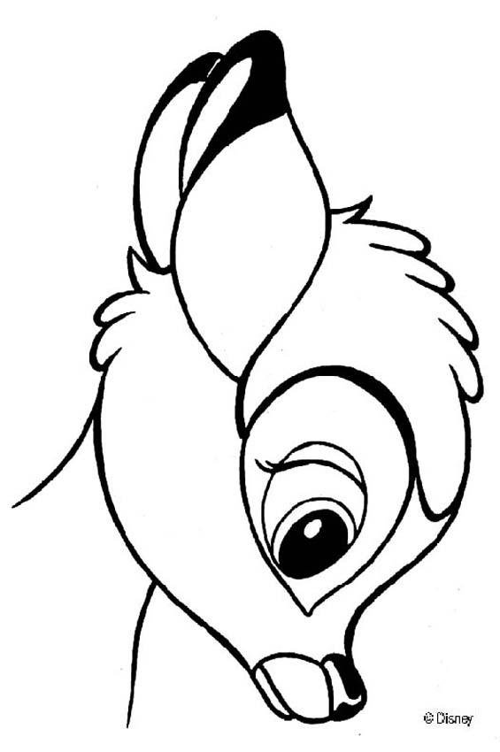 Bambi coloring pages