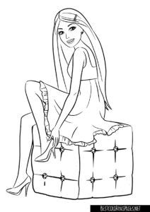 Barbie coloring pages
