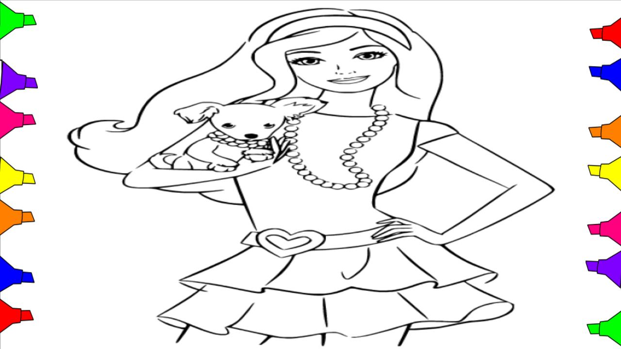 Coloring pages on x how to draw barbie coloring book for kidstoddlers l easy drawing pages for preschoolers httpstcolcyqqome httpstcofhkdtyul x