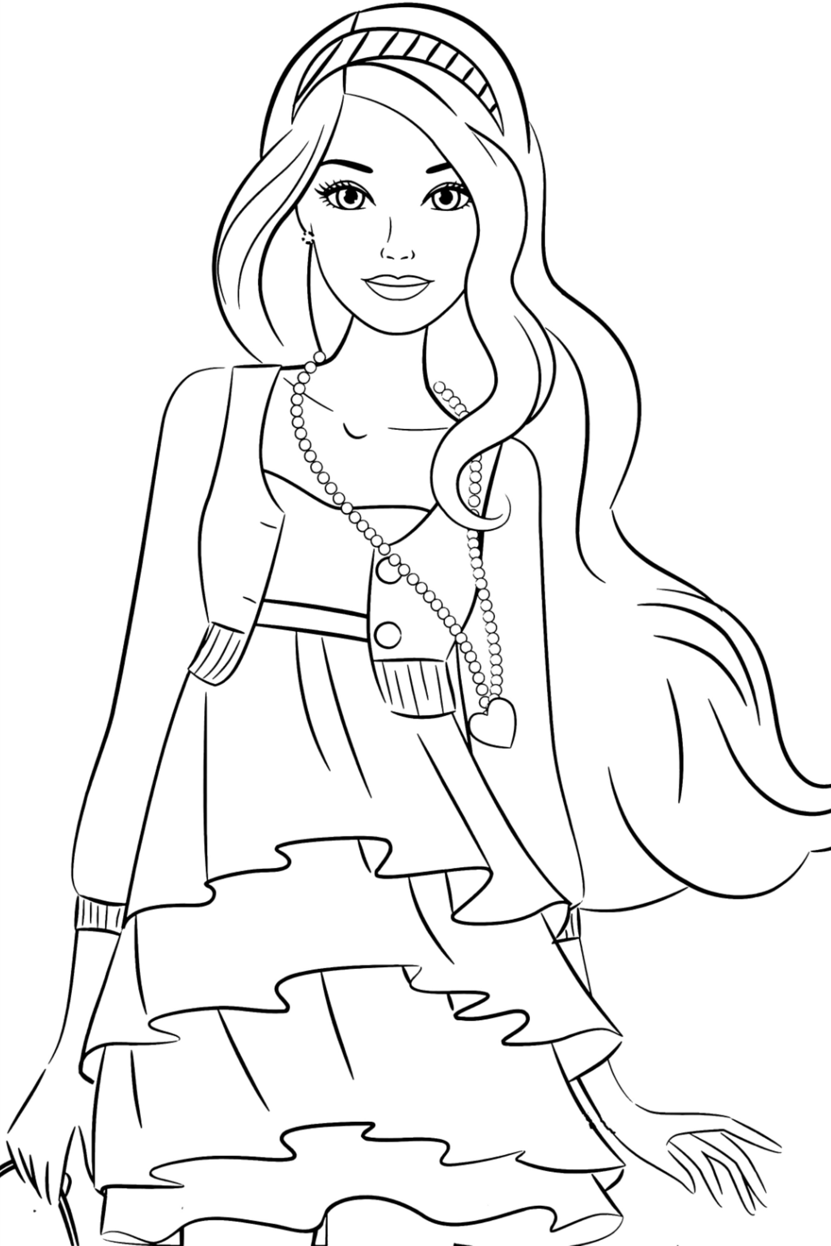 Barbie princess coloring pages for kids ausmalbilder bilder zum ausmalen ausmalen