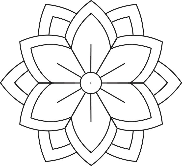 Coloring pages easy mandala coloring pages mandala coloring simple mandala
