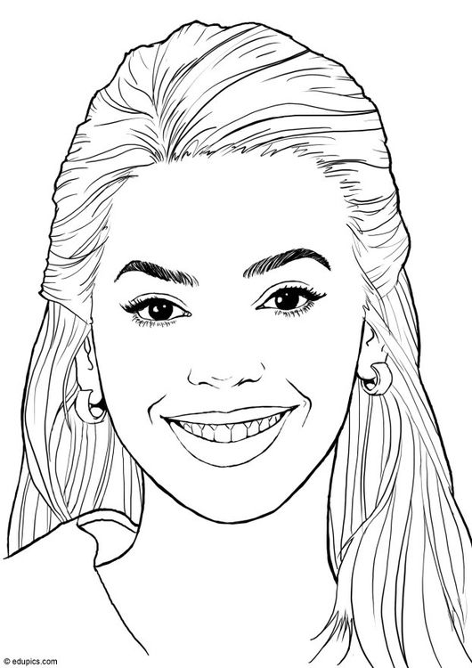 Coloring page beyonce knowles