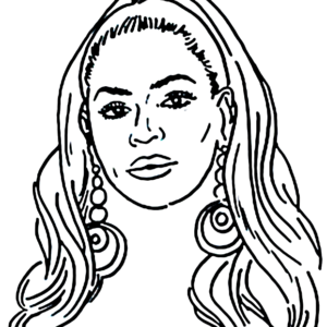Beyonce coloring pages printable for free download