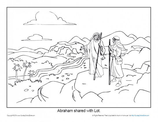 Abraham coloring pages printable bible sheets for kids