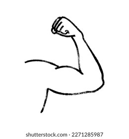 Muscle hand draw images stock photos d objects vectors
