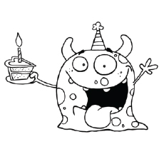Happy birthday coloring pages