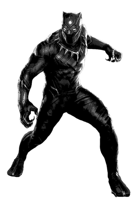 Panther character multi layers stencil designmovie portrait digital art stencils airbrushpng cutting spray painting download download now