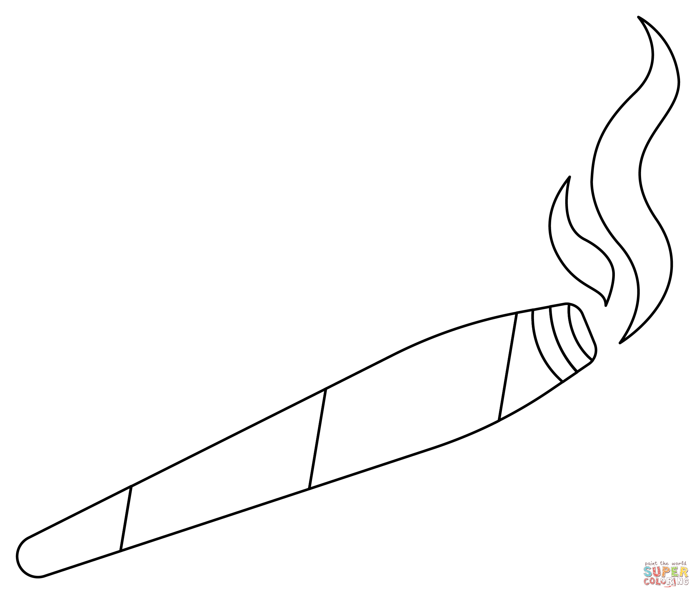 Smoking blunt coloring page free printable coloring pages