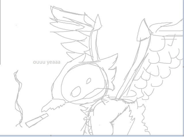 Tried drawing dragonfolly with a mouse on paint and also smoking a not so fat blunt rcalamitymod