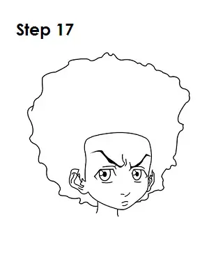 How to draw huey freeman