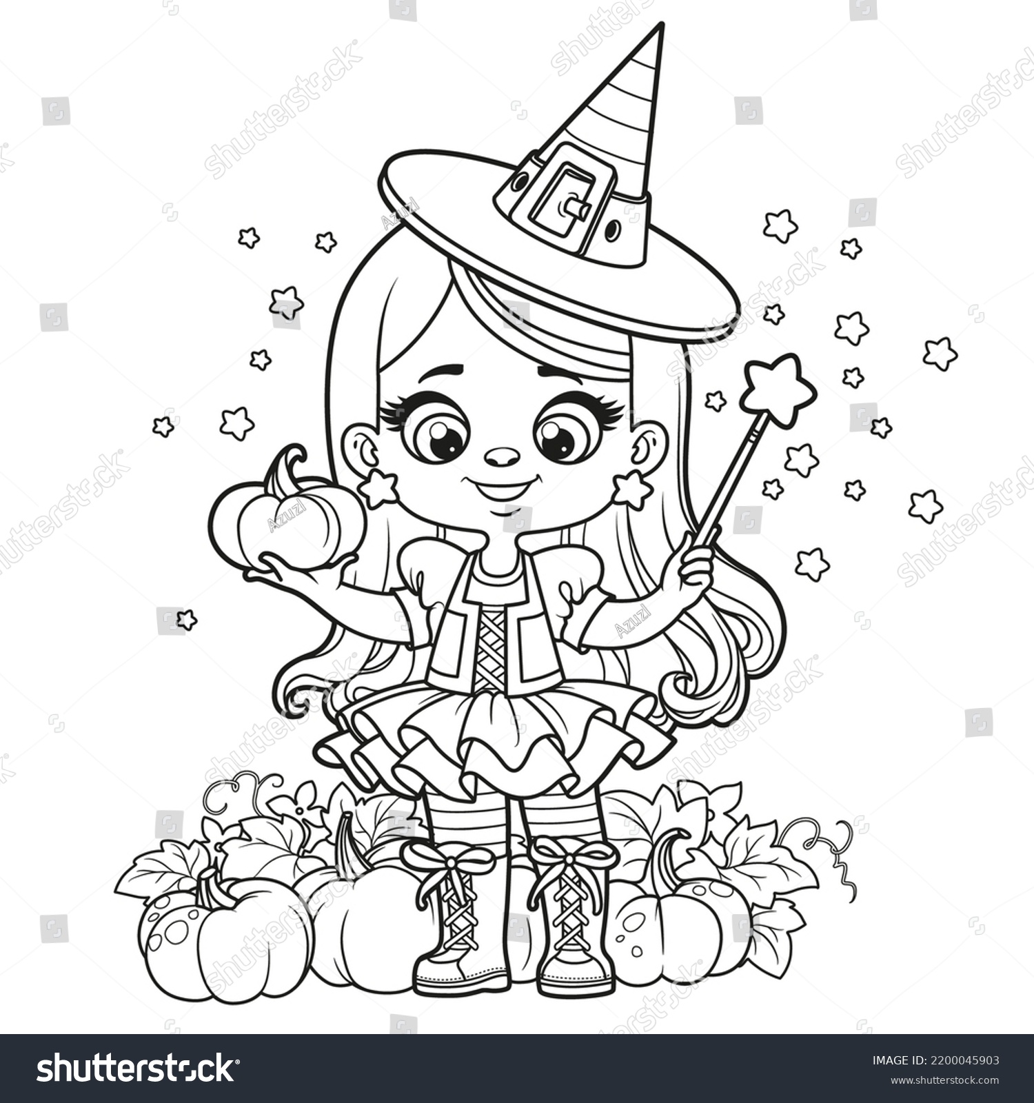 Witch coloring pages images stock photos d objects vectors