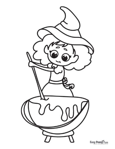 Printable witch coloring pages â sheets