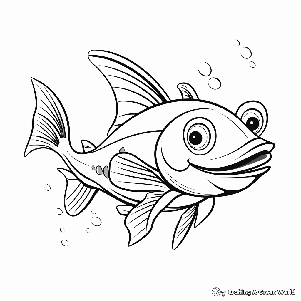 Catfish coloring pages
