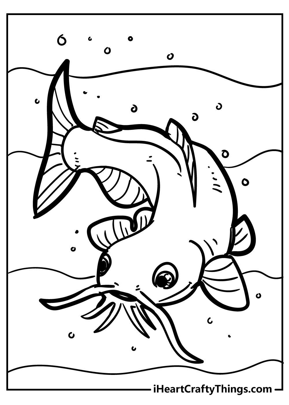 Fish coloring pages free printables
