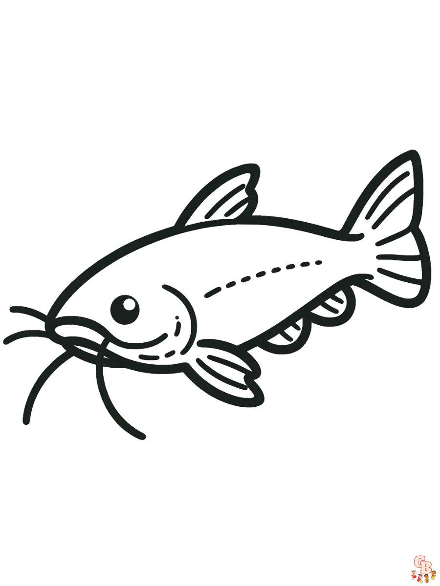 Cute fish coloring pages printable free and easy to color