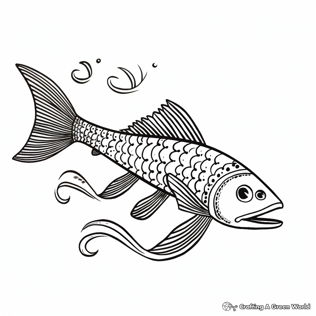 Catfish coloring pages