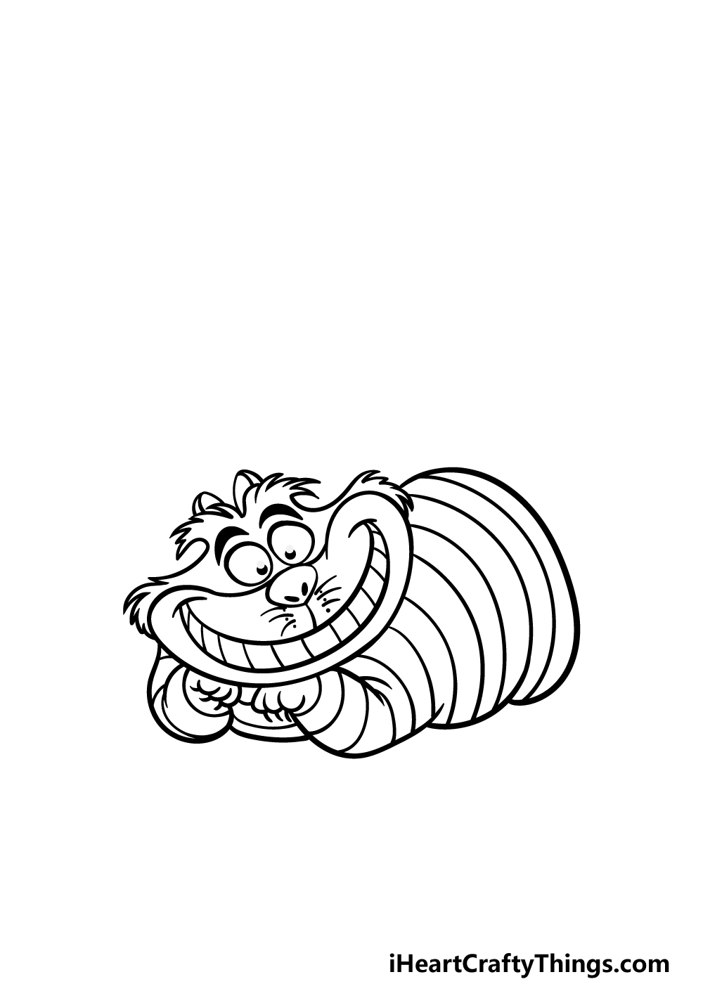 Cheshire cat drawing