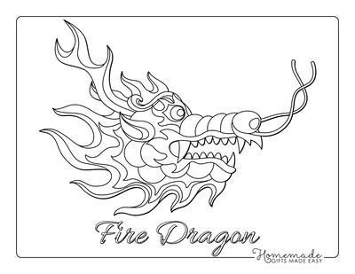 Free dragon coloring pages for kids adults