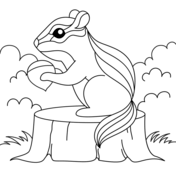 Chipmunks coloring pages free coloring pages