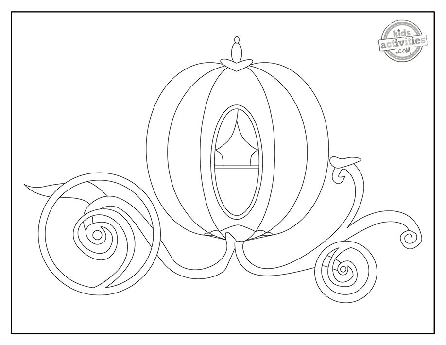 Printable cinderella coloring pages for kids kids activities blog