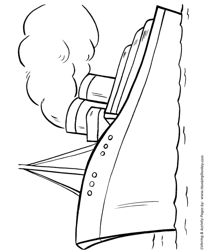 Easy shapes coloring pages cruise ship shape coloring pages coloring pages cruise ship