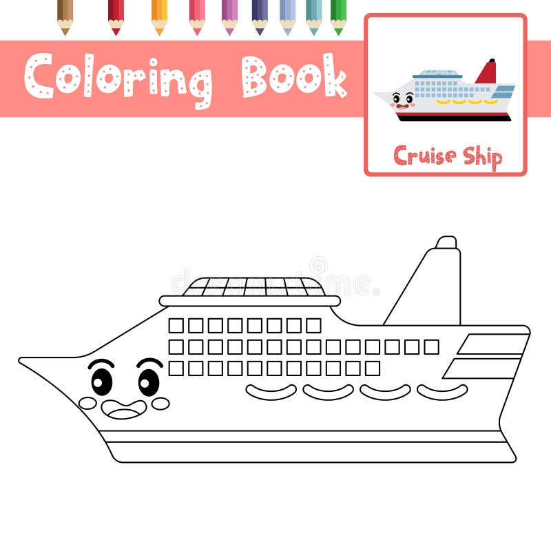 Cruise coloring stock illustrations â cruise coloring stock illustrations vectors clipart