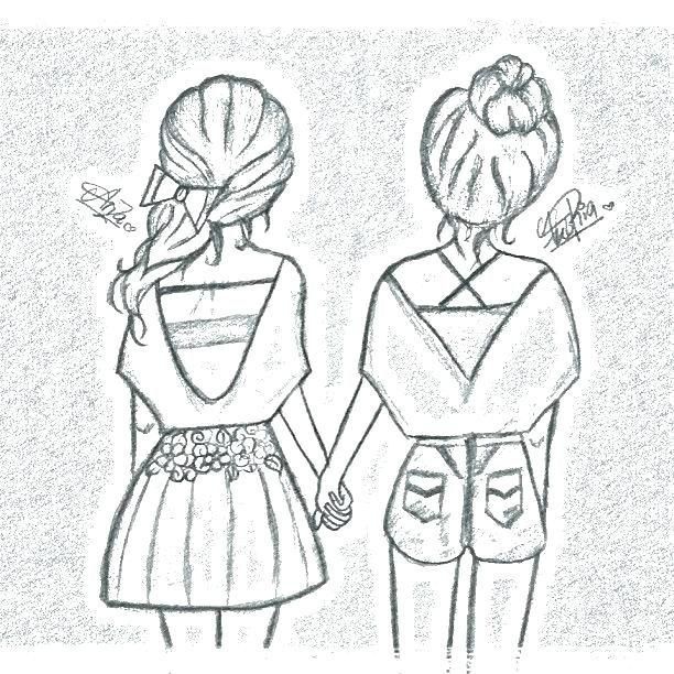 Best friend loring pages bff loring pages loring page mejores amigas dibujo diy regalos para amigos dibujos bonitos